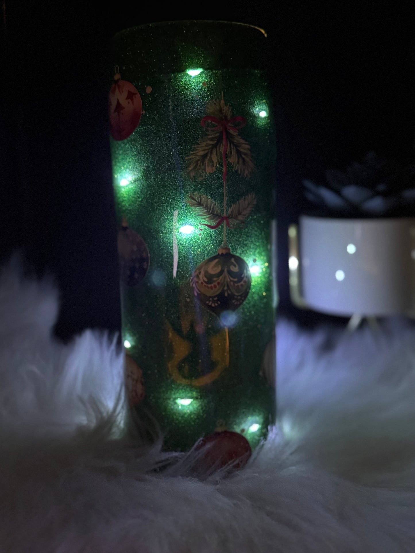 20 oz Skinny Straight LIGHT UP Custom Design Tumbler