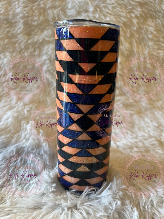 RTS 20oz Southwest Peach & Blue Tumbler