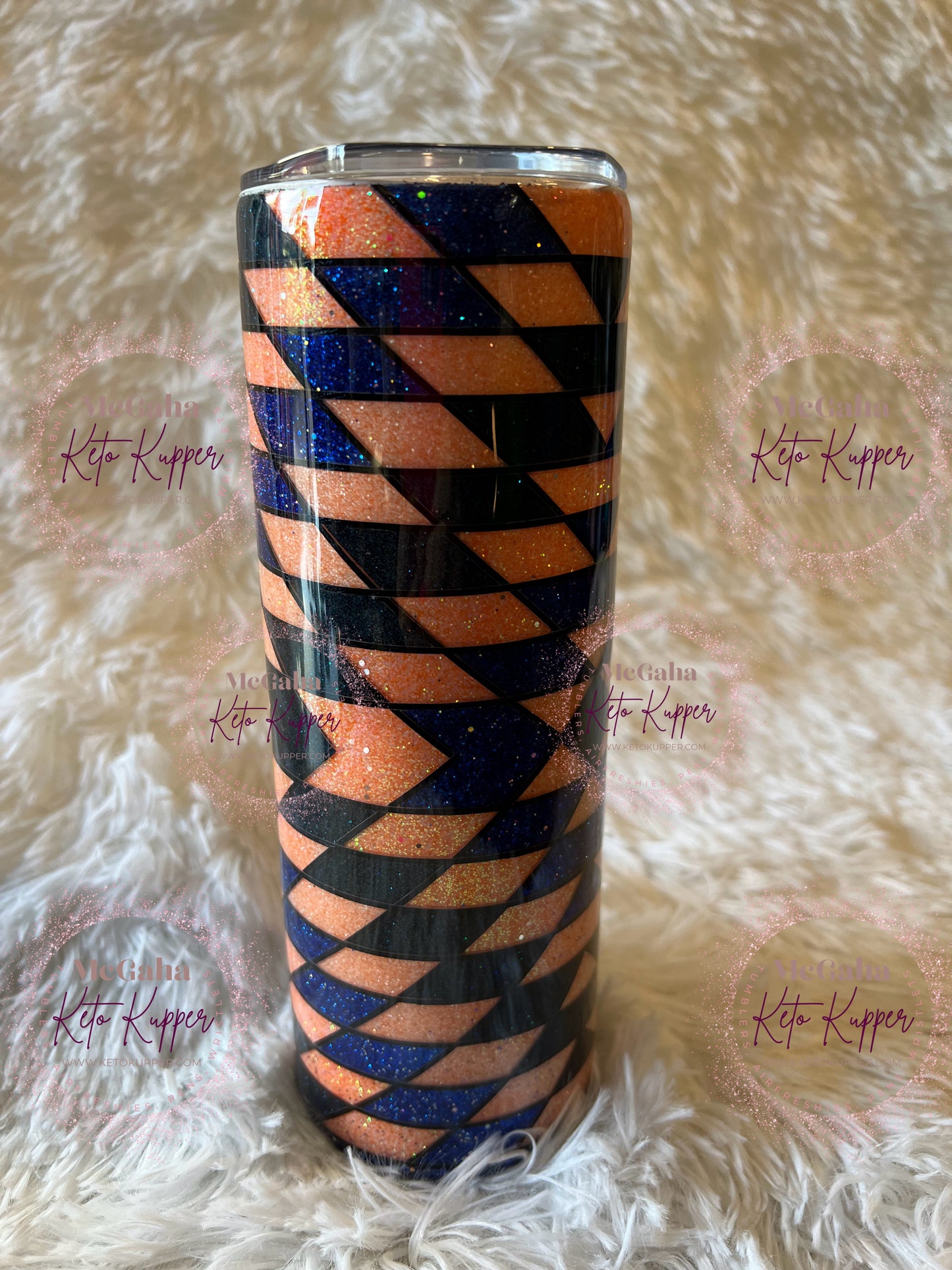 RTS 20oz Southwest Peach & Blue Tumbler