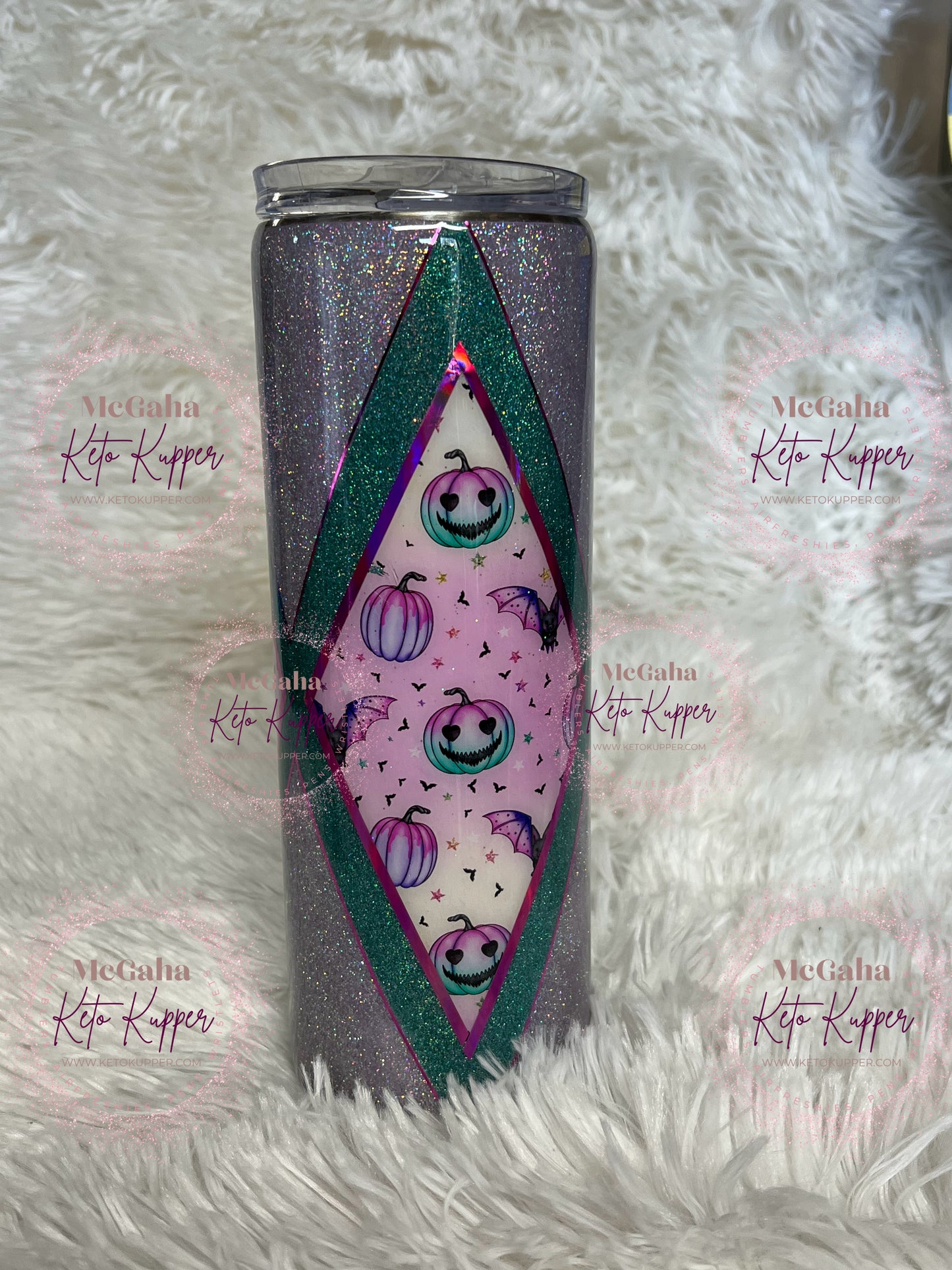 RTS 20oz Purple Pumpkin Tumbler