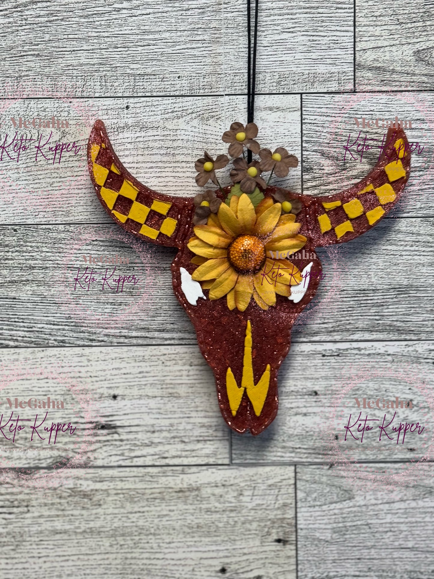 RTS Bull Skull Sunflower