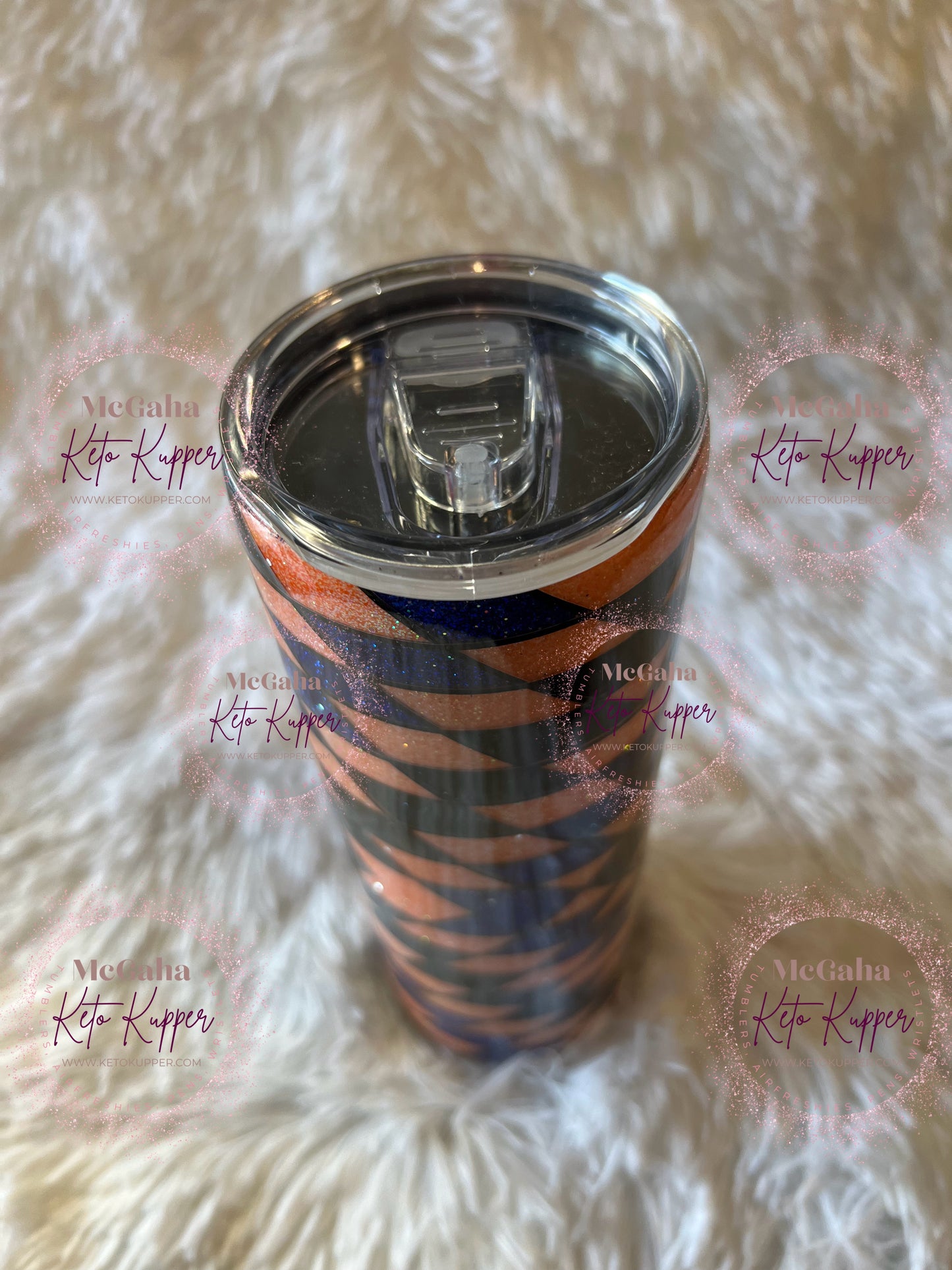 RTS 20oz Southwest Peach & Blue Tumbler