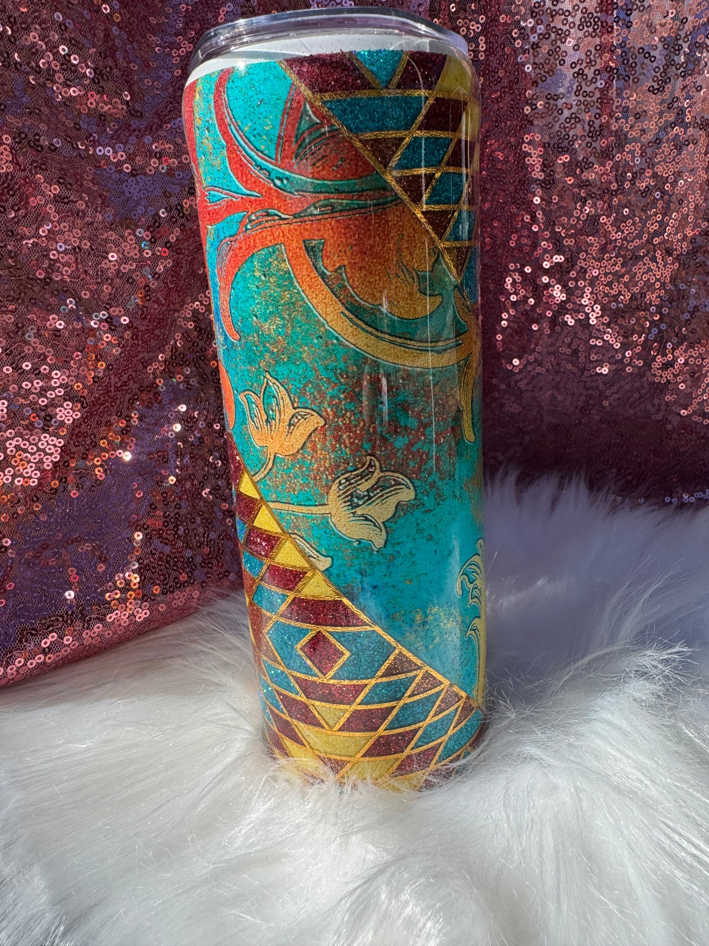 RTS 20oz Aztec with Vinyl Tumbler