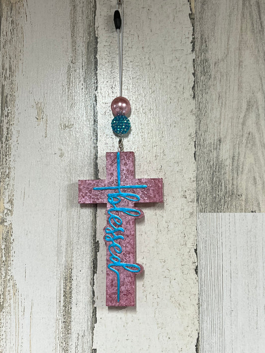 Blessed Cross Custom Freshie