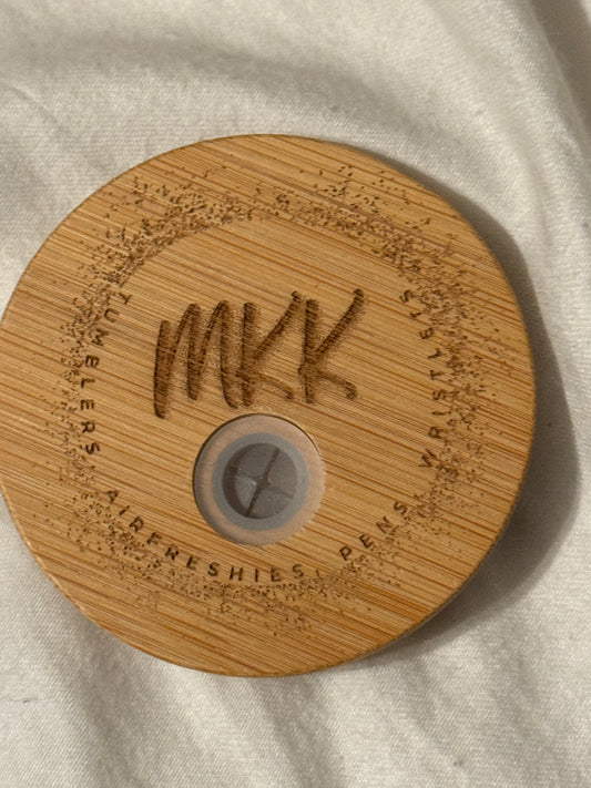 Custom Engraved Wood Libby Lid