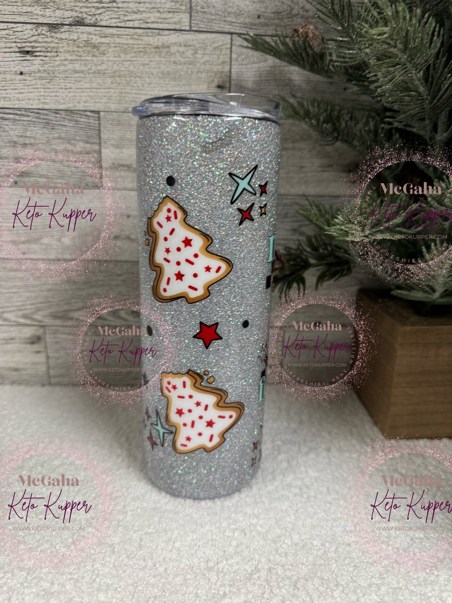 RTS 20oz Milk & Cookies for Santa Tumbler