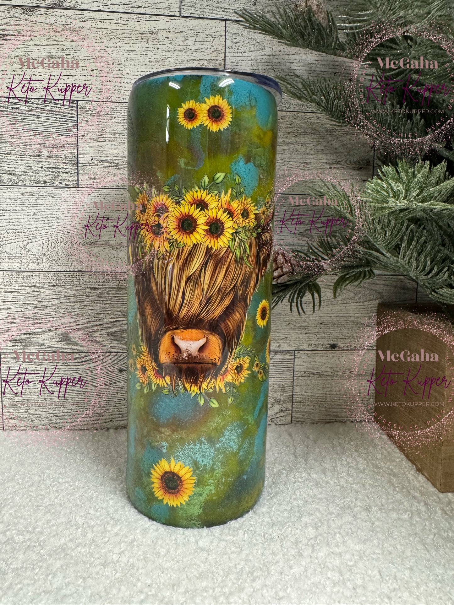 RTS 20oz Sunflower Patina Tumbler