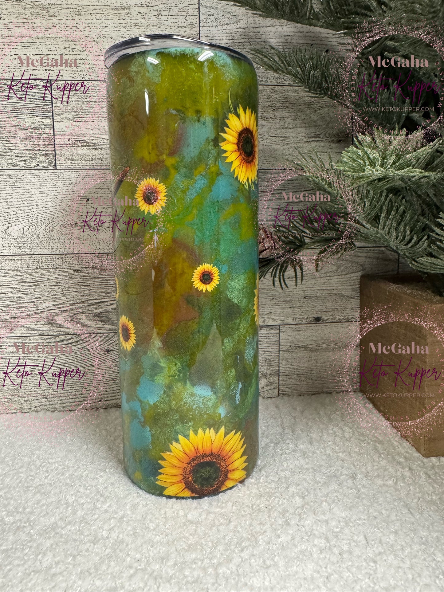 RTS 20oz Sunflower Patina Tumbler