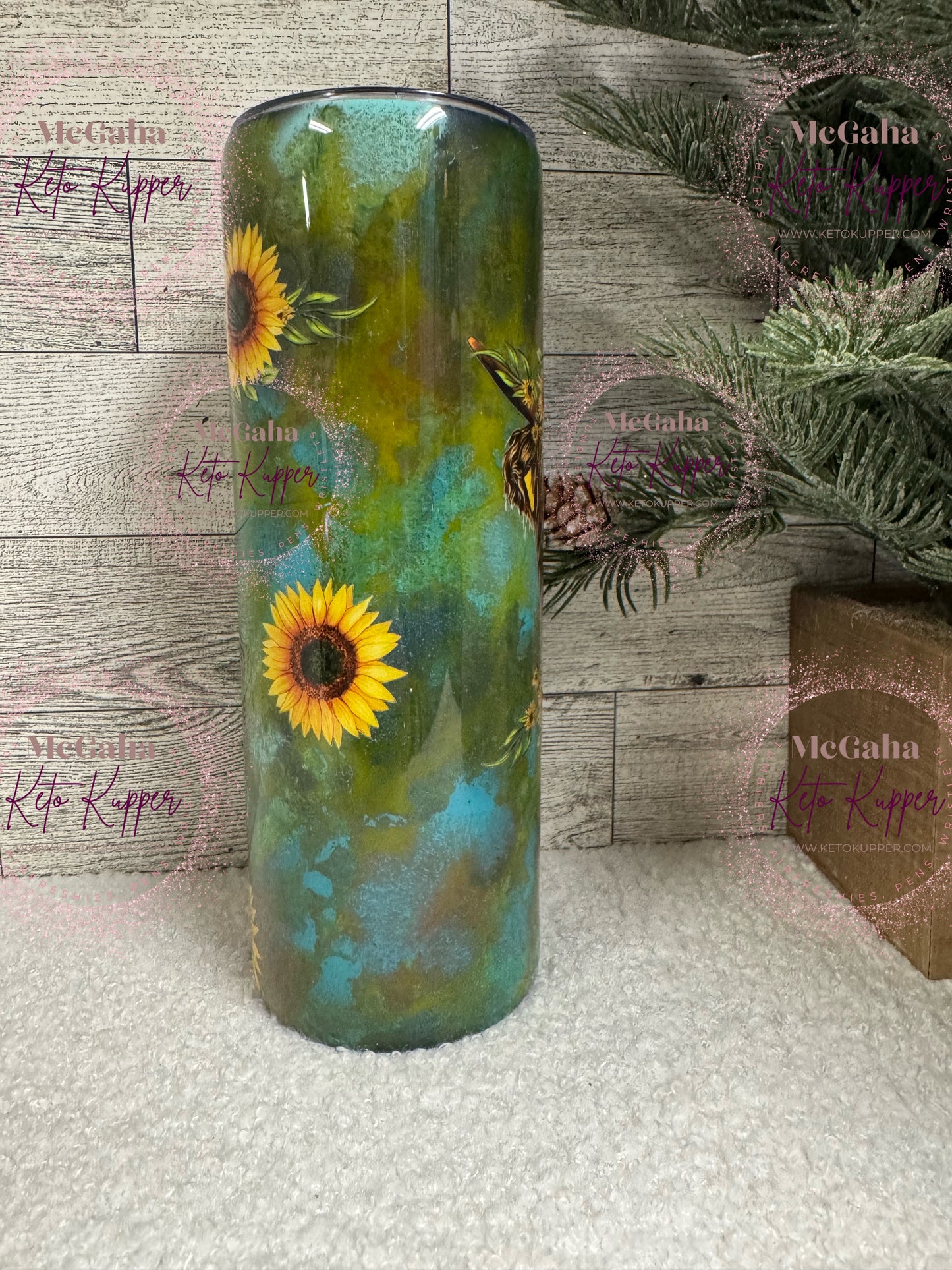 RTS 20oz Sunflower Patina Tumbler