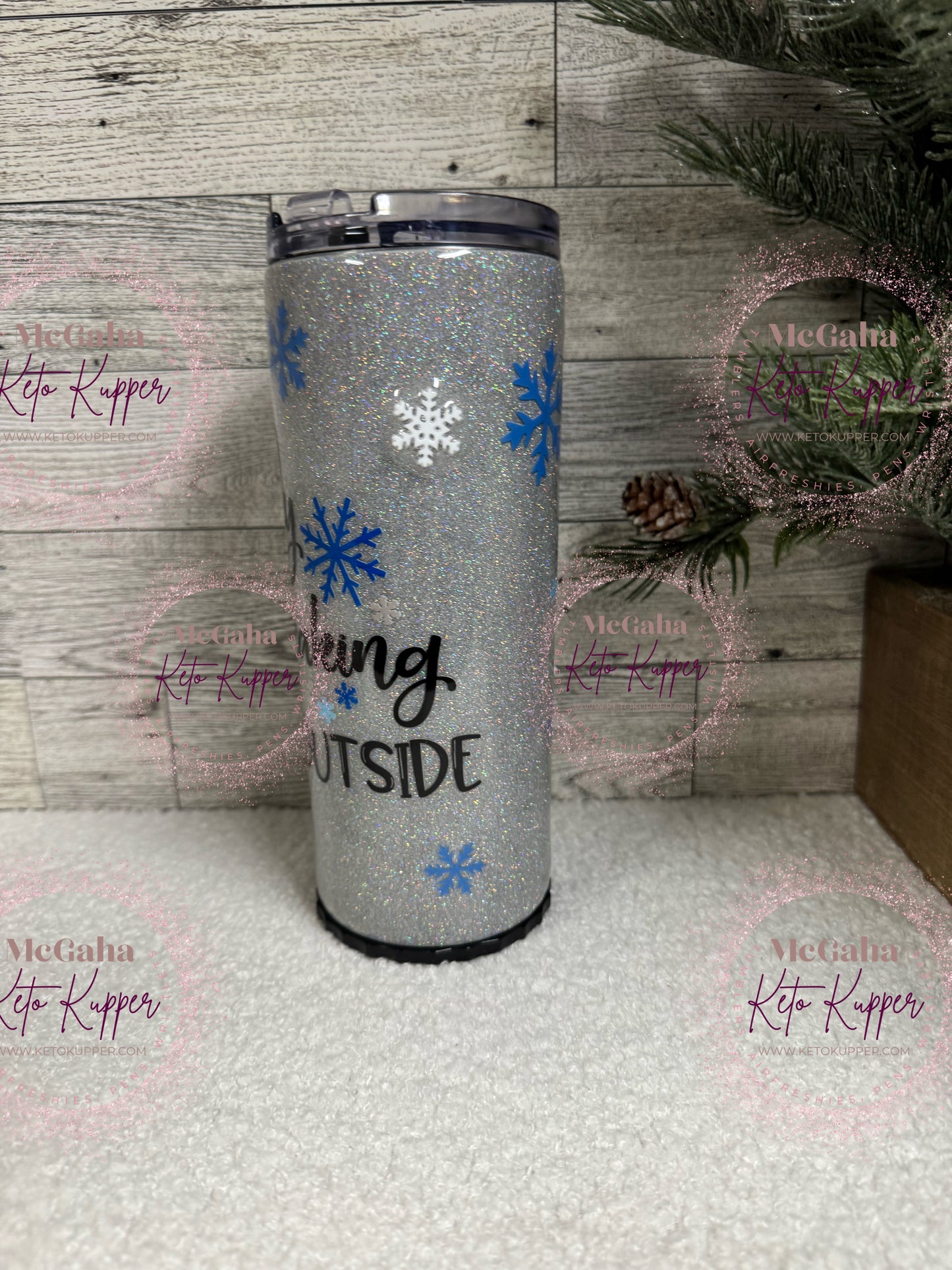 RTS 20oz Snowflake Tumbler