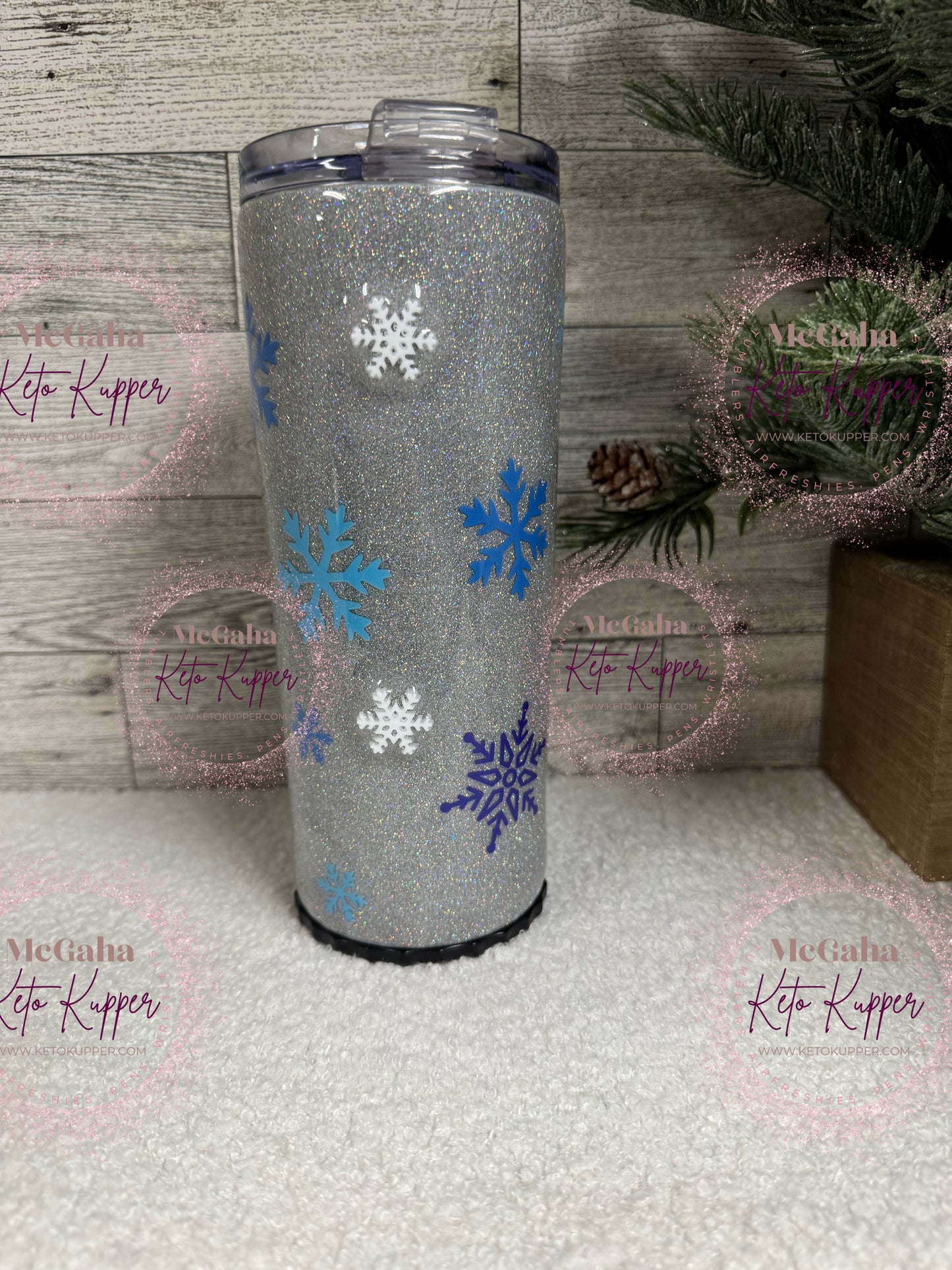 RTS 20oz Snowflake Tumbler